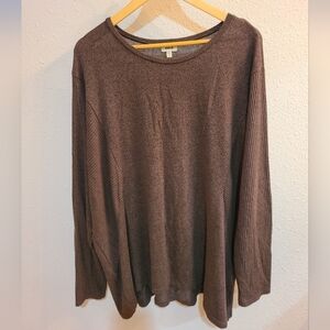 BKE Lightweight Oversized Long Sleeve Sweater Top